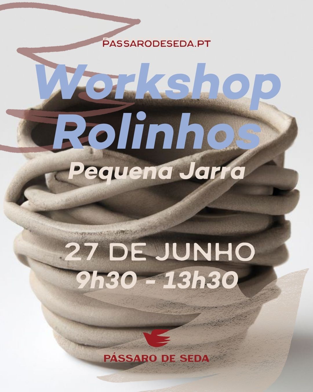 Workshop Rolinhos (Pequena Jarra)