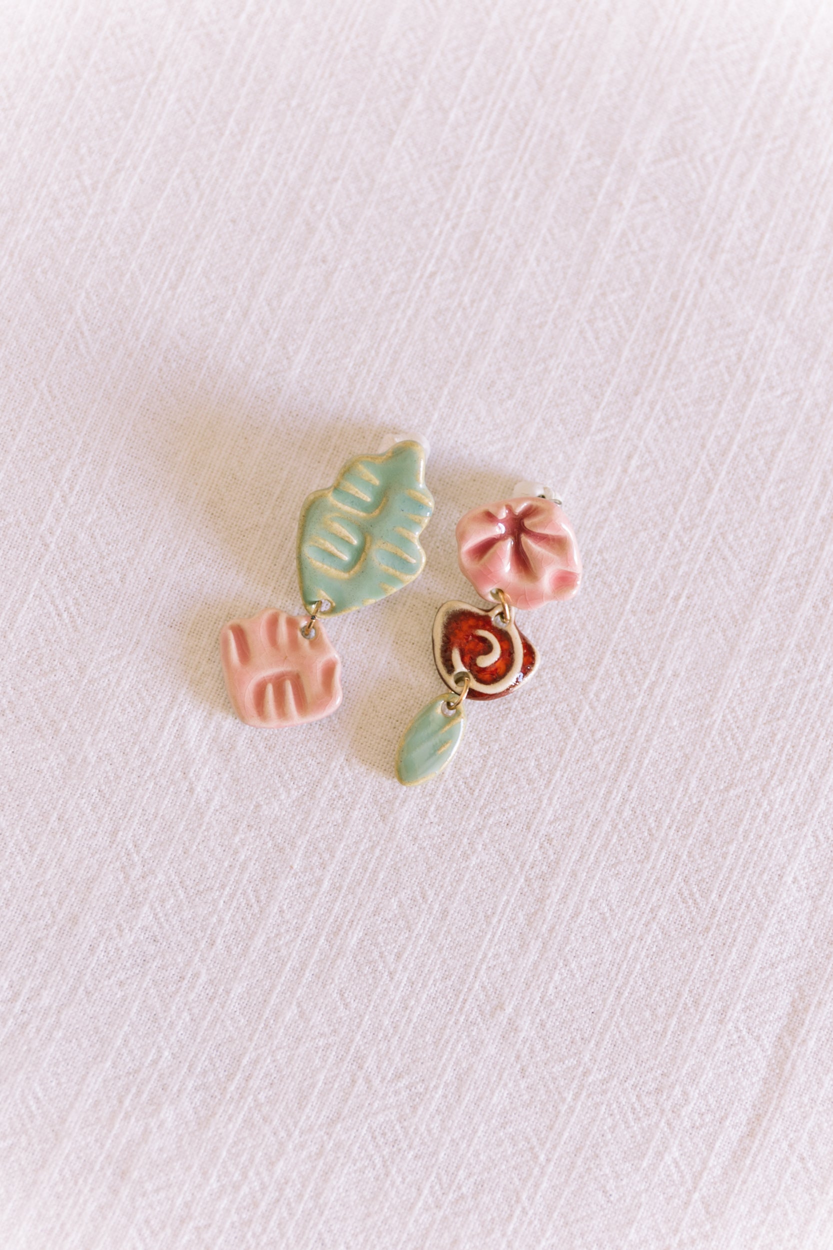 Brincos Candy Azul, Rosa e Vermelho