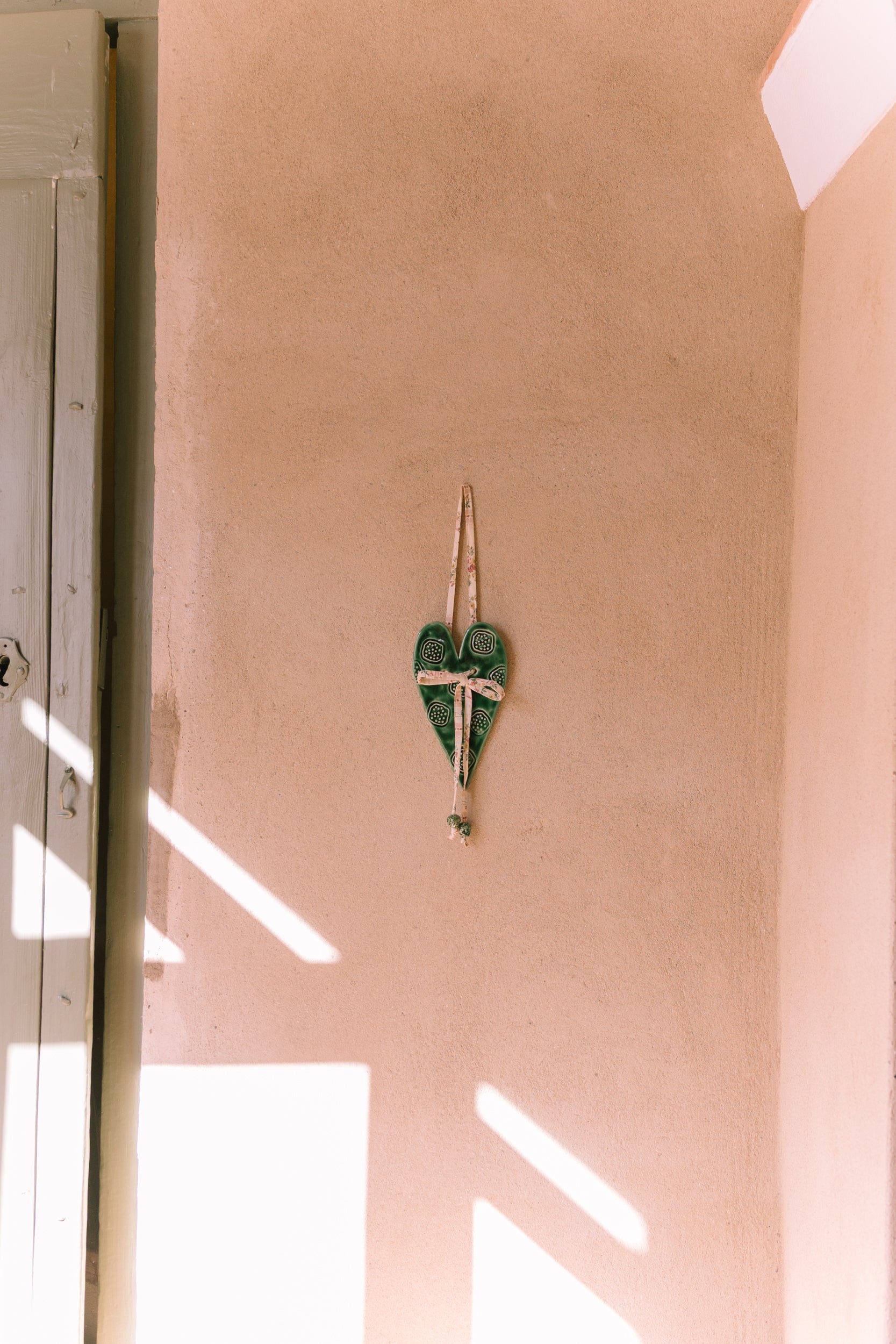 Coração de Parede Verde